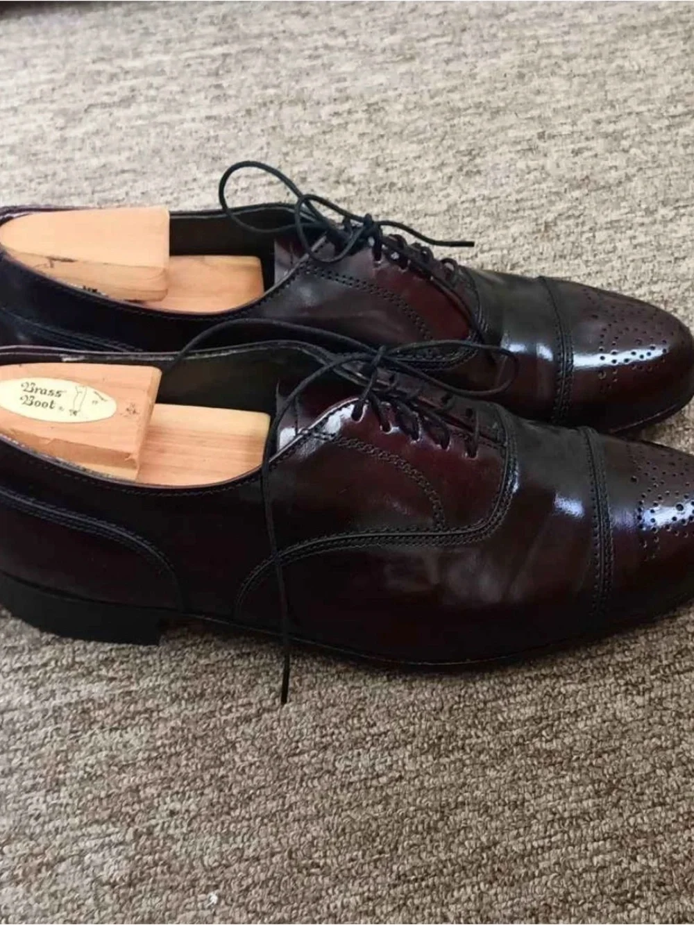 Dexter made in USA leather sole men's dress shoes size 10